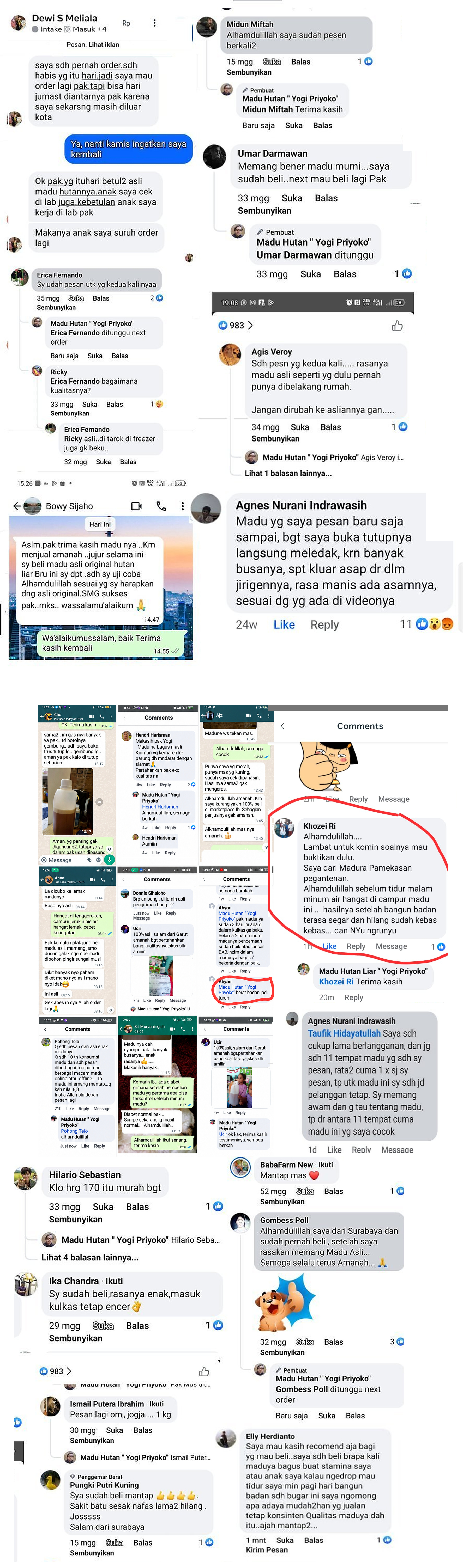 Madu Hutan Liar Yogi Priyoko